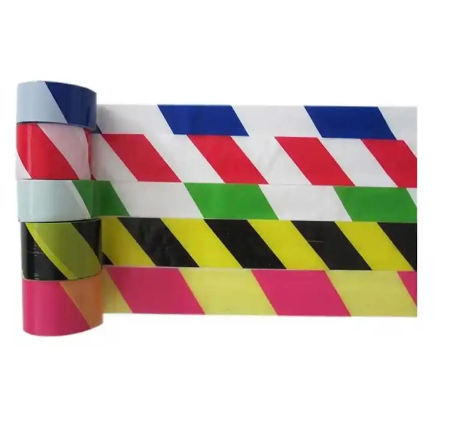 Red And White Printed Plastic Non-Adhesive Marking Warning PE Barrier Tape