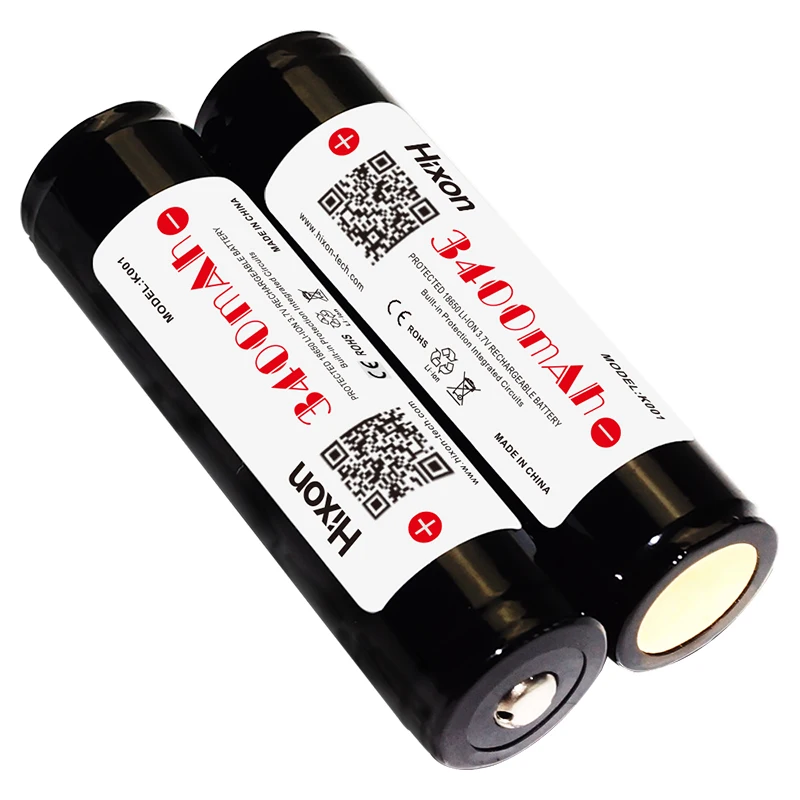 4 аккумулятора 18650, 3,7 в, перезаряжаемые батареи большой емкости с низким потреблением энергии для фонарика