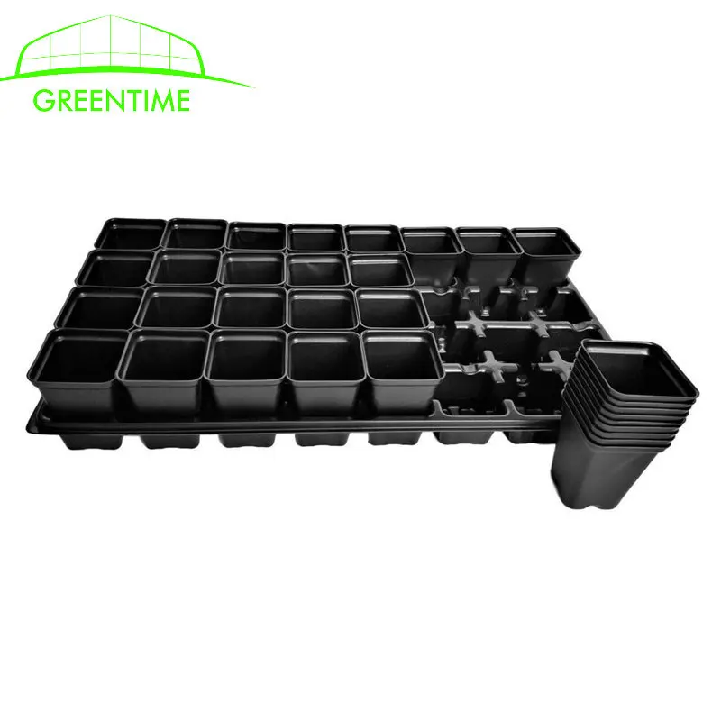 200 cells plastic nursery seed tray for growing vegetable