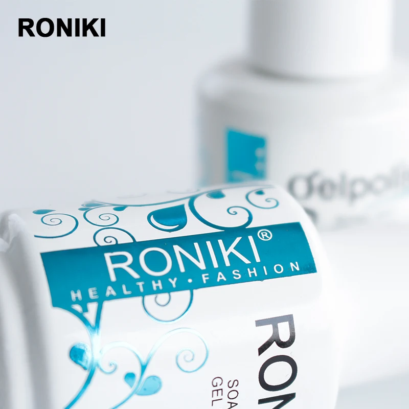  RONIKI оптовая продажа индивидуальная торговая марка отмачиваемый цветной УФ Гель-лак для