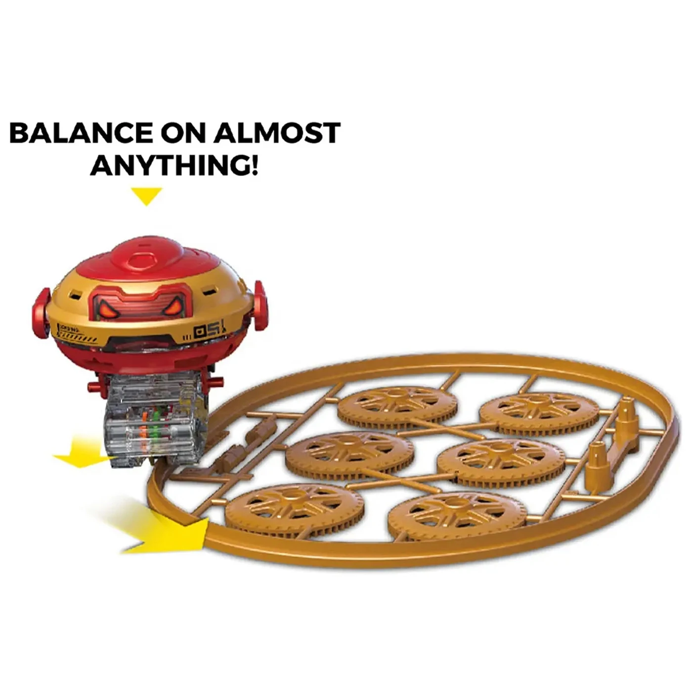 7 in 1 multifunctional DIY electric robot toys gyrobot Kit Gyro Toy Balance Gyro Gyroscope Mini Toy