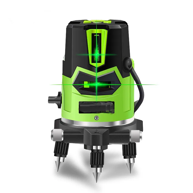 Green laser beam laser cross 2/3/5 lines self leveling auto rotary construction nivel laser level 360 degree machine tool