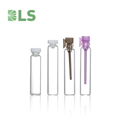 Small customized 1ml glass vial for glass perfume bottle packaging
