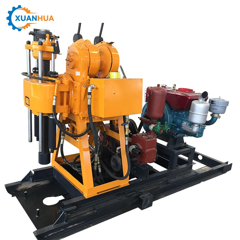 Professional 200m Depth Core Drilling Machine Mining Rotary Diesel Drill Well Water Borehole Drilling Machine