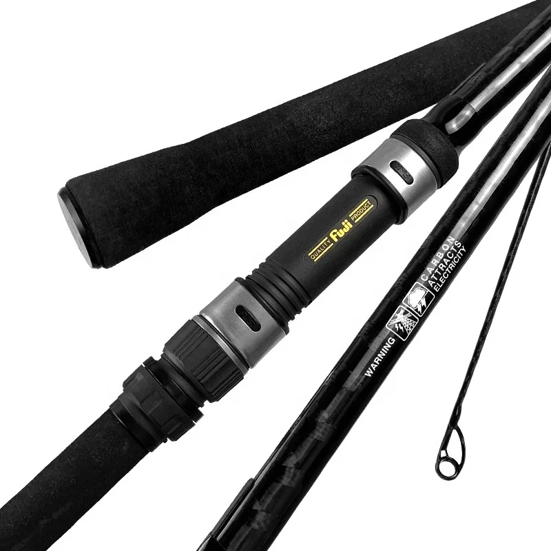 Fishing Carp Rod Manufacturer Custom High Carbon Fiber Fishing Rod FUJI Reel Seat 3.9M 2 PCS High Carbon Fishing Spinning Rods