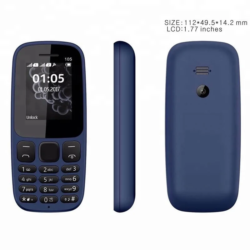 2023 Top 1 Factory Mobile Phone 105 106 130 150 210 225 Unlocked GSM Cellphone Customize Russian Arabic keyboard