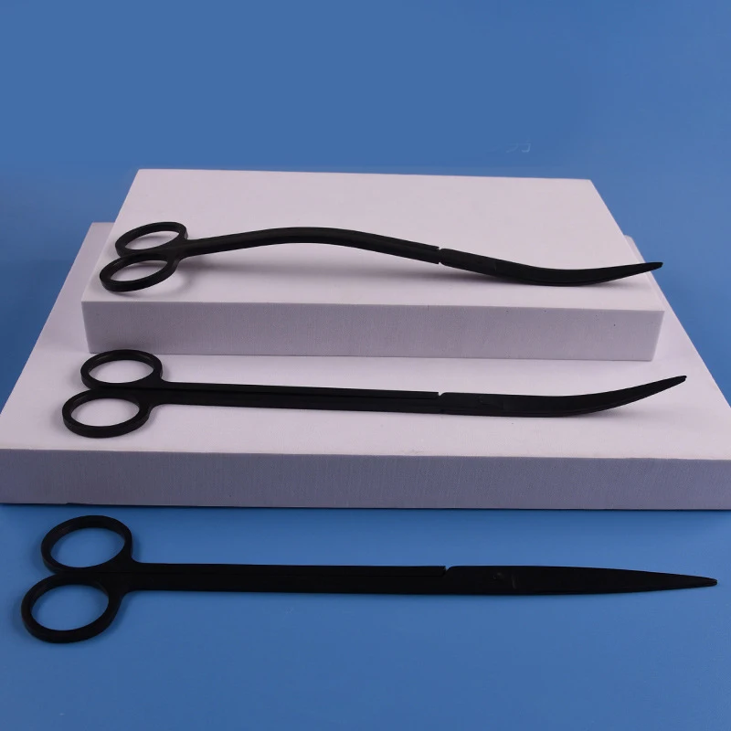 Wholesale High Quality Aquatic Tool Set 4 In 1 Stainless Steel Algae Scraper Aquarium Plant Scissors for Fish Tank