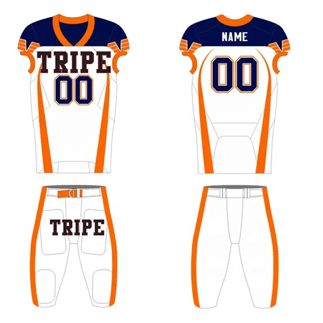 American football wear, American football jersey set