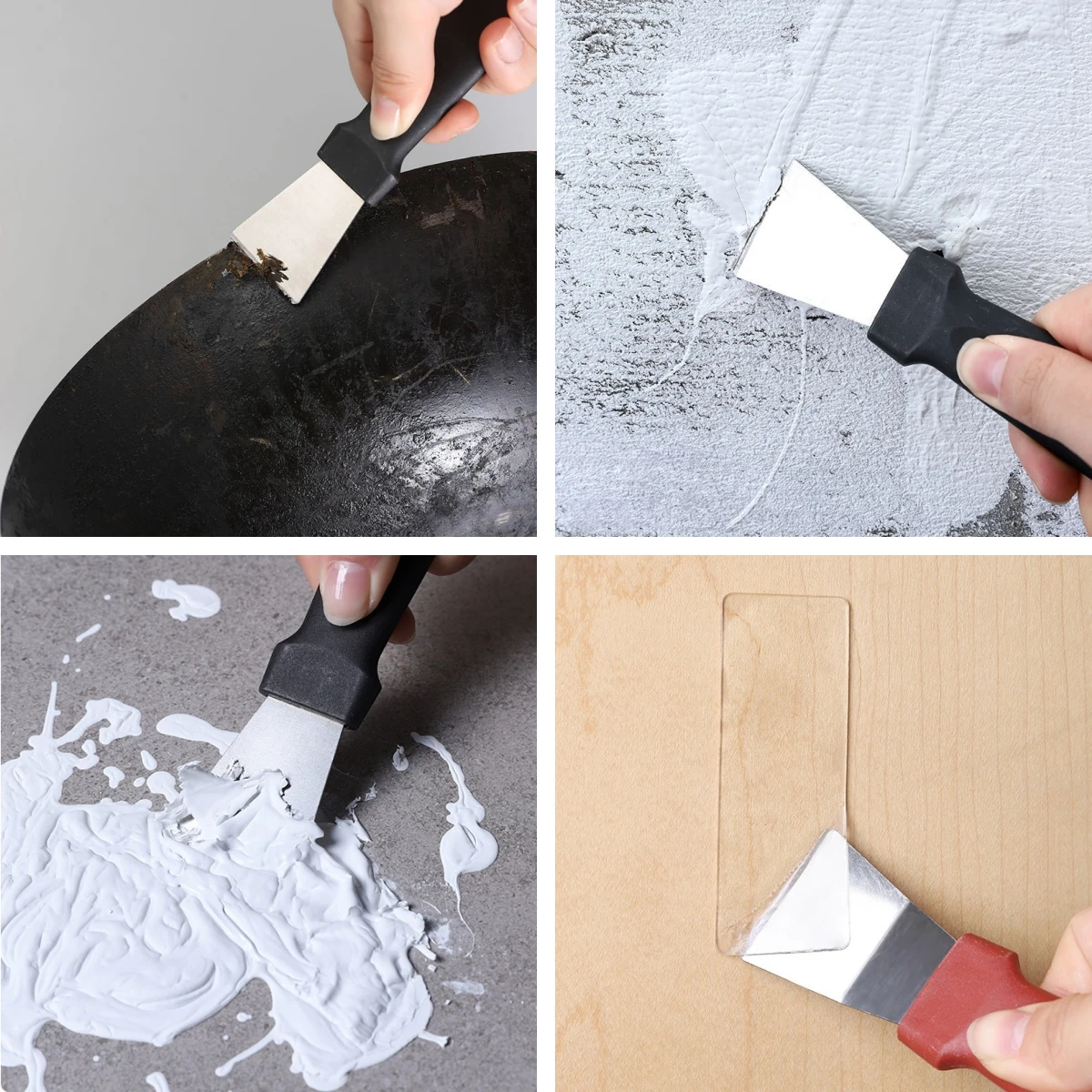 Multipurpose Kitchen Cleaning Spatula Scraper For Cleaning Oven Cooker Tools Utility Knife Kitchen Scraper Accessories