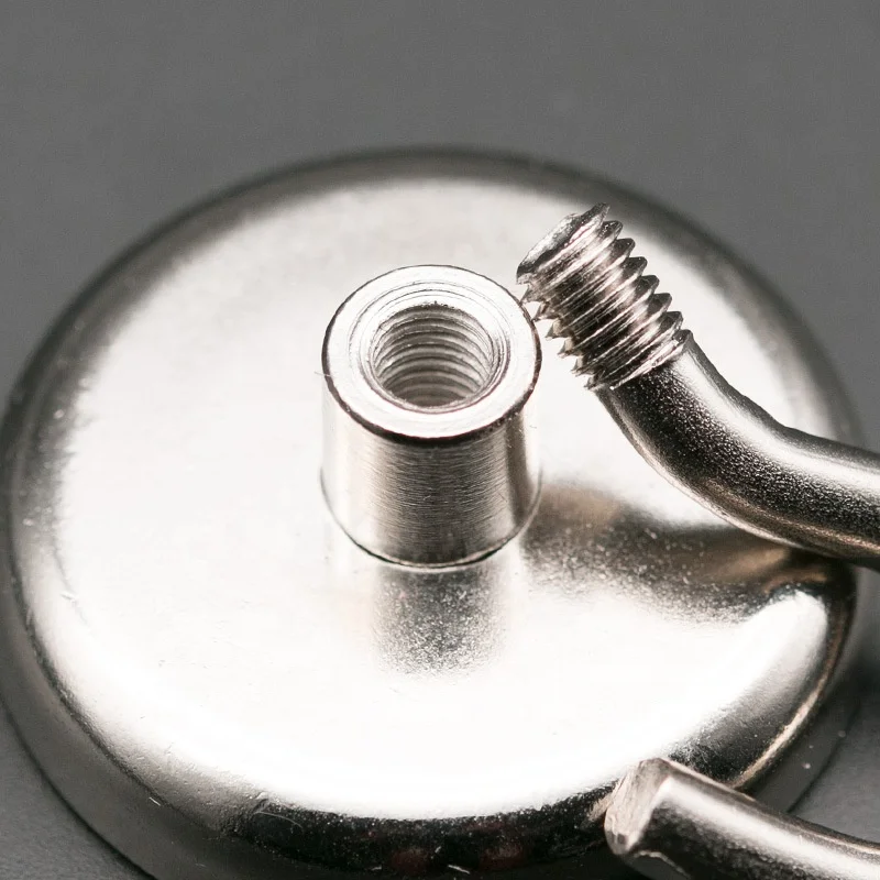 Kitchen Wall  Custom High Quality Permanent Neodymium Pot Magnet Magnetic Hook Pot Cup Magnets