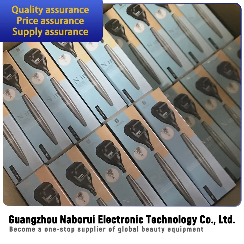 china factories low price skin tool Replaceable head beard roller 0.5mm for hair growth Nin1 derma roller