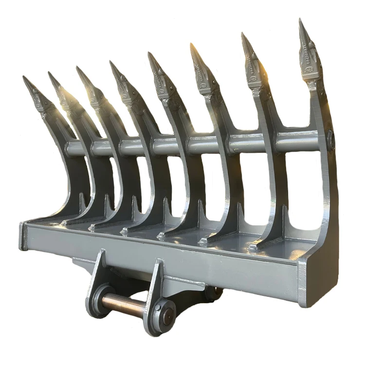 RSBM New Design excavator L root rake higher strength for stones and hard earth