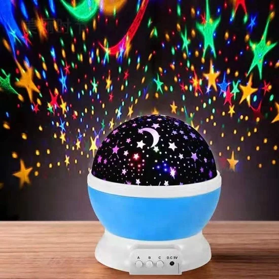 
Wholesales Night Light Projector Creative Rootating Moon Star Led Projector Night Light for kids 