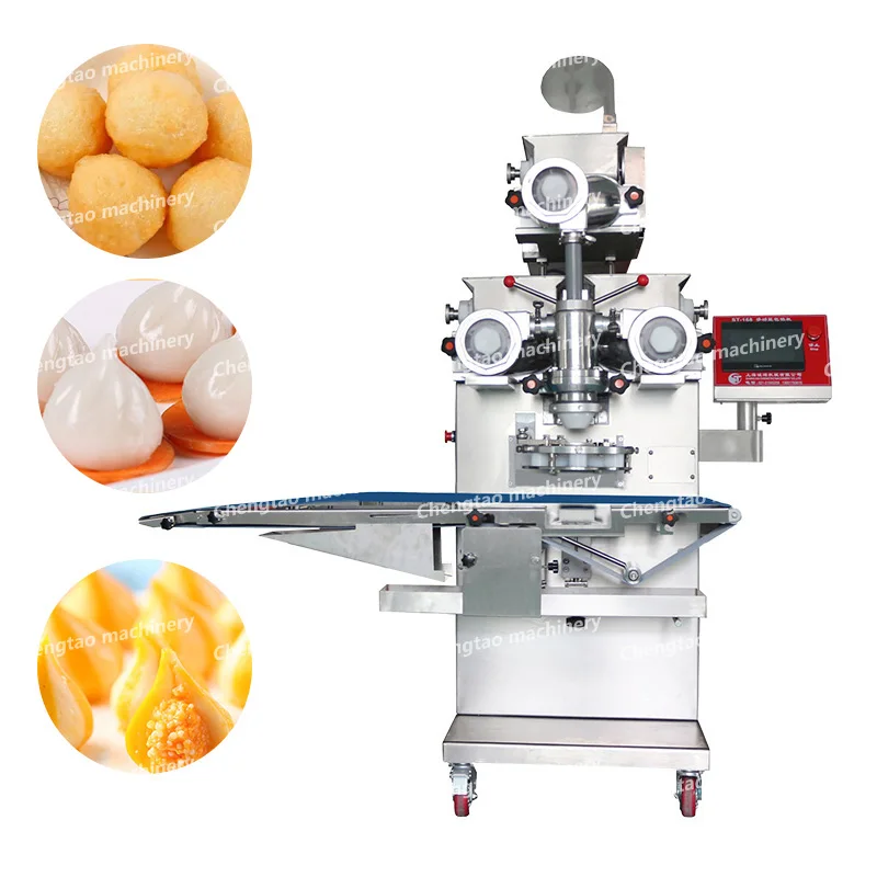 2024 Automatic Industrial Multifunctional Machine Two Fillings Dough & Meat Ball Maker for Fish & Chicken Ball Production