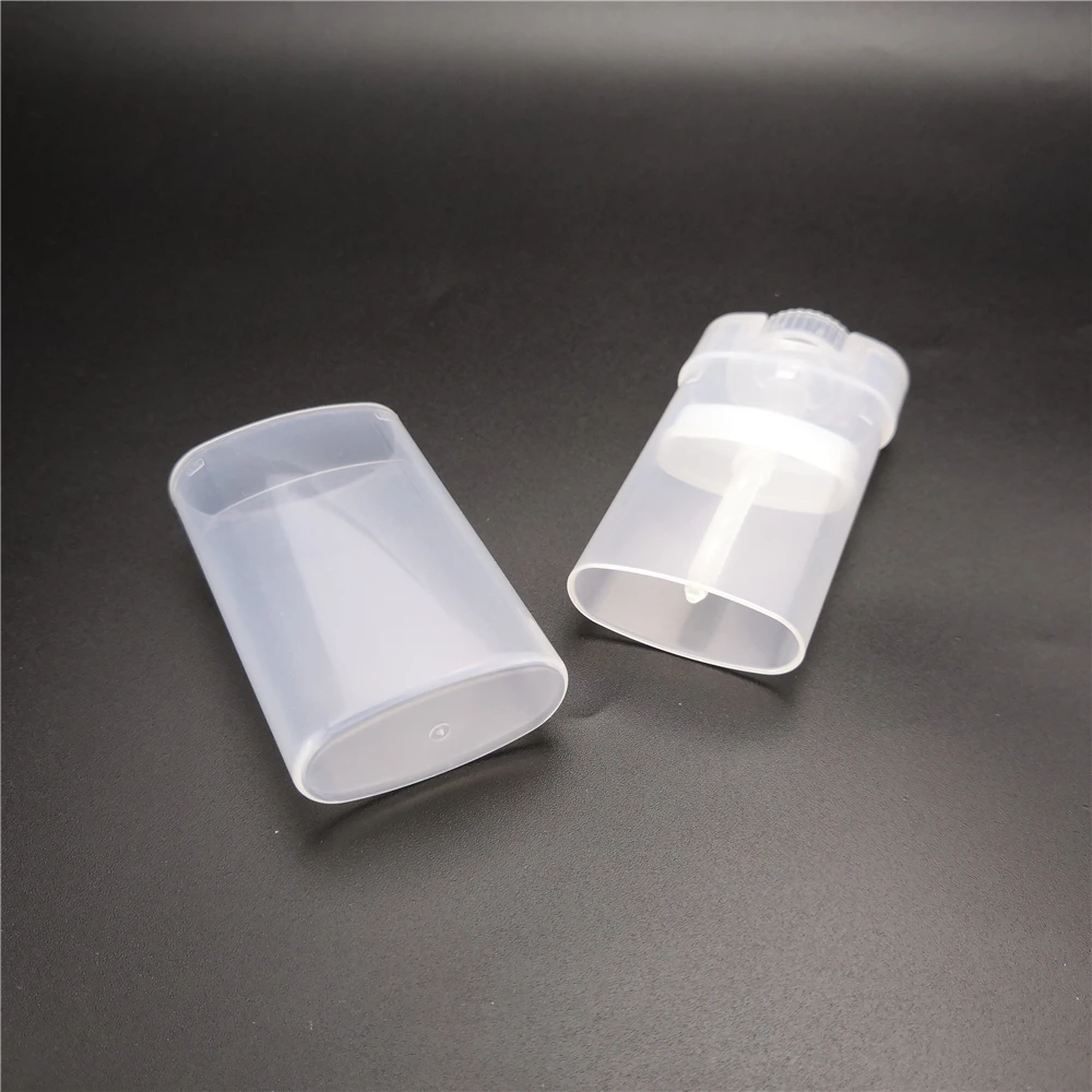 Deodorant Empty Bottle Oval Plastic Deodorant Stick Tube Screen Printed