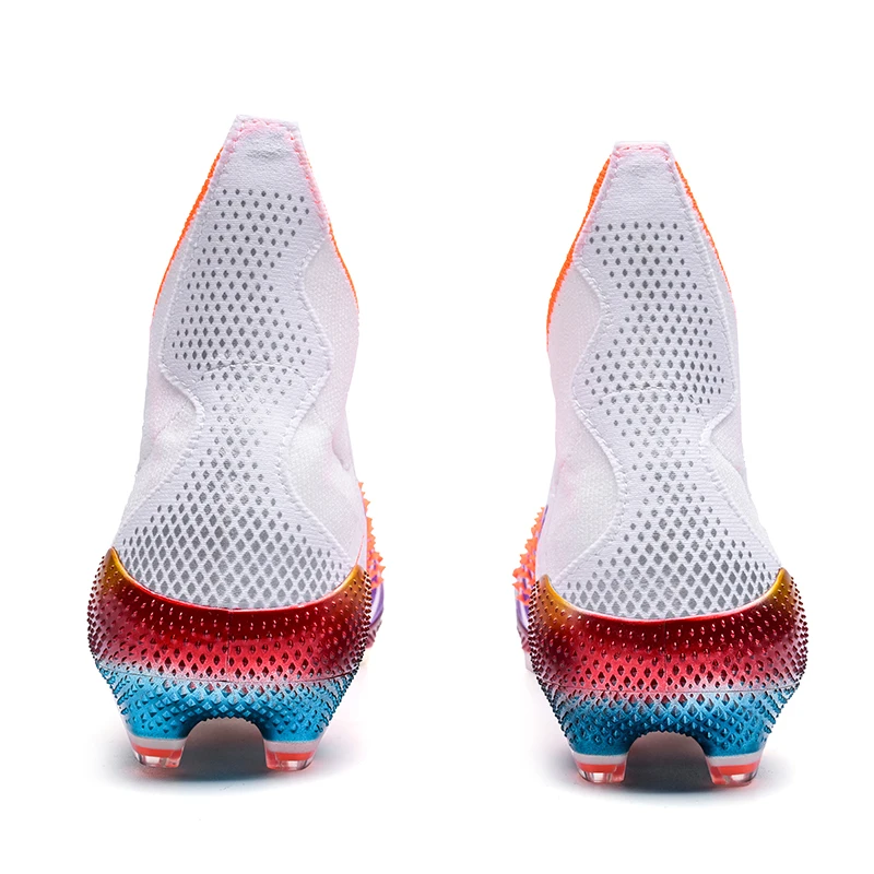 Design Soccer Shoes Zapatillas De Ftbol FG High Top Football Cleats Men Youth Student Sports Training Shoes Custom Soccer Boots