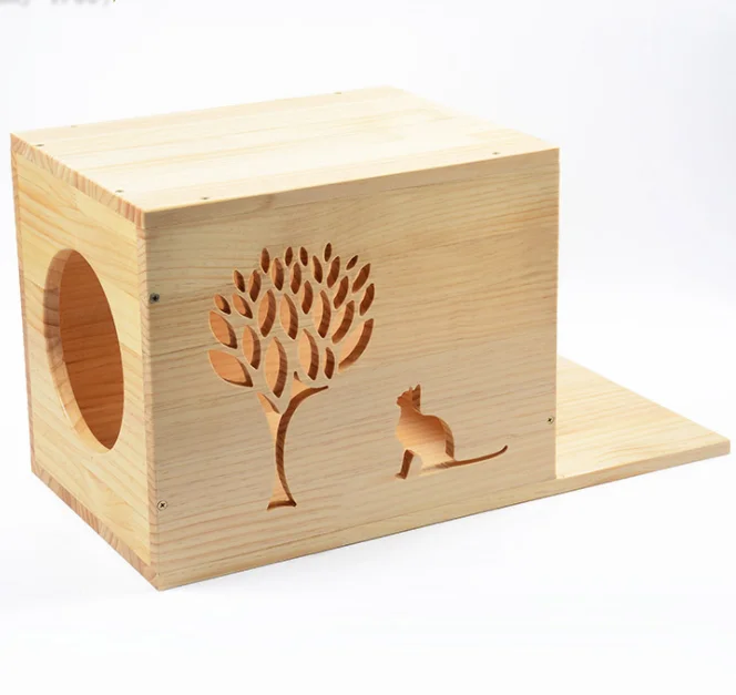 
amazon luxurious wood cat tree house natural furniture make cat tree wholesale wall mounted cat hut 