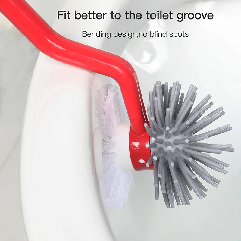 bathroom use PP PET TPR toilet brush