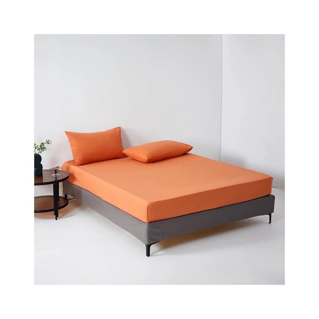 Romly Plain Disposable Breathable Dyed Flat Bed Sheets Fabric 100% Cotton Hotel