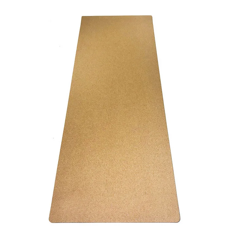 Custom Anti-Slip Fitness Cork Yoga Mat Eco-Friendly Natural Rubber Bottom TPE Material for Gym Use