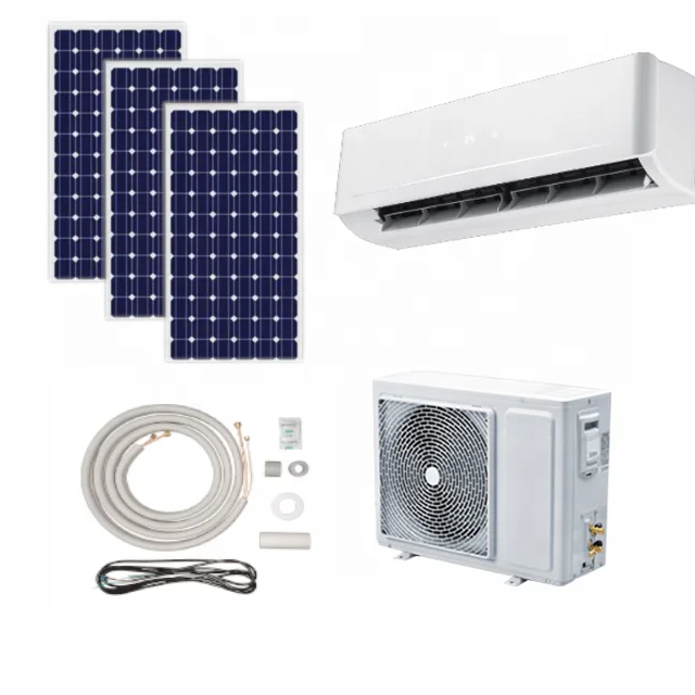  Кондиционер на солнечной батарее ACDC 12000BTU 1 тонна 5 л/с кондиционер Недорогие цены завод солнечного