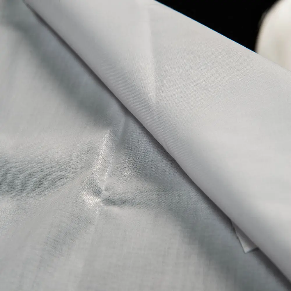 China factory wholesale hot sale high quality interlinings & linings woven 100% cotton shirt collar fusing interlining