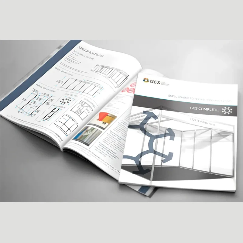 Cheap quality wholesale color design offset saddle stitch bind booklet book brochure custom catalogue catalog print service