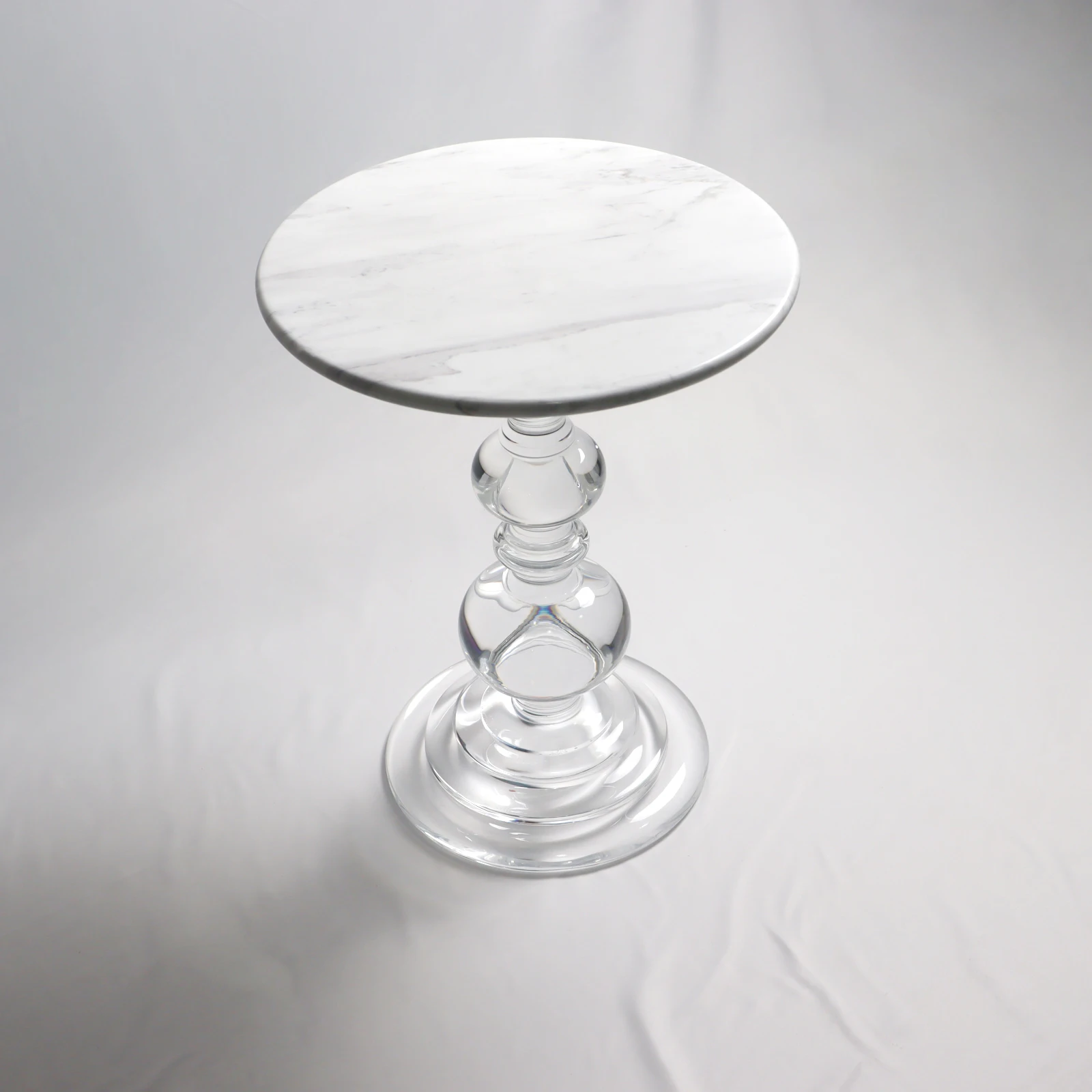 Factory directly sale  Modern Elegance design Acrylic coffee table home decor side tea table marble top