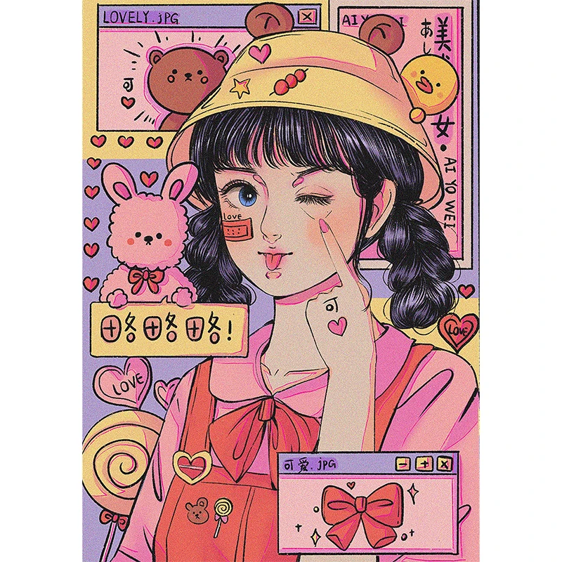 40x50cm Customized canvas diy  oil painting by numbers kit