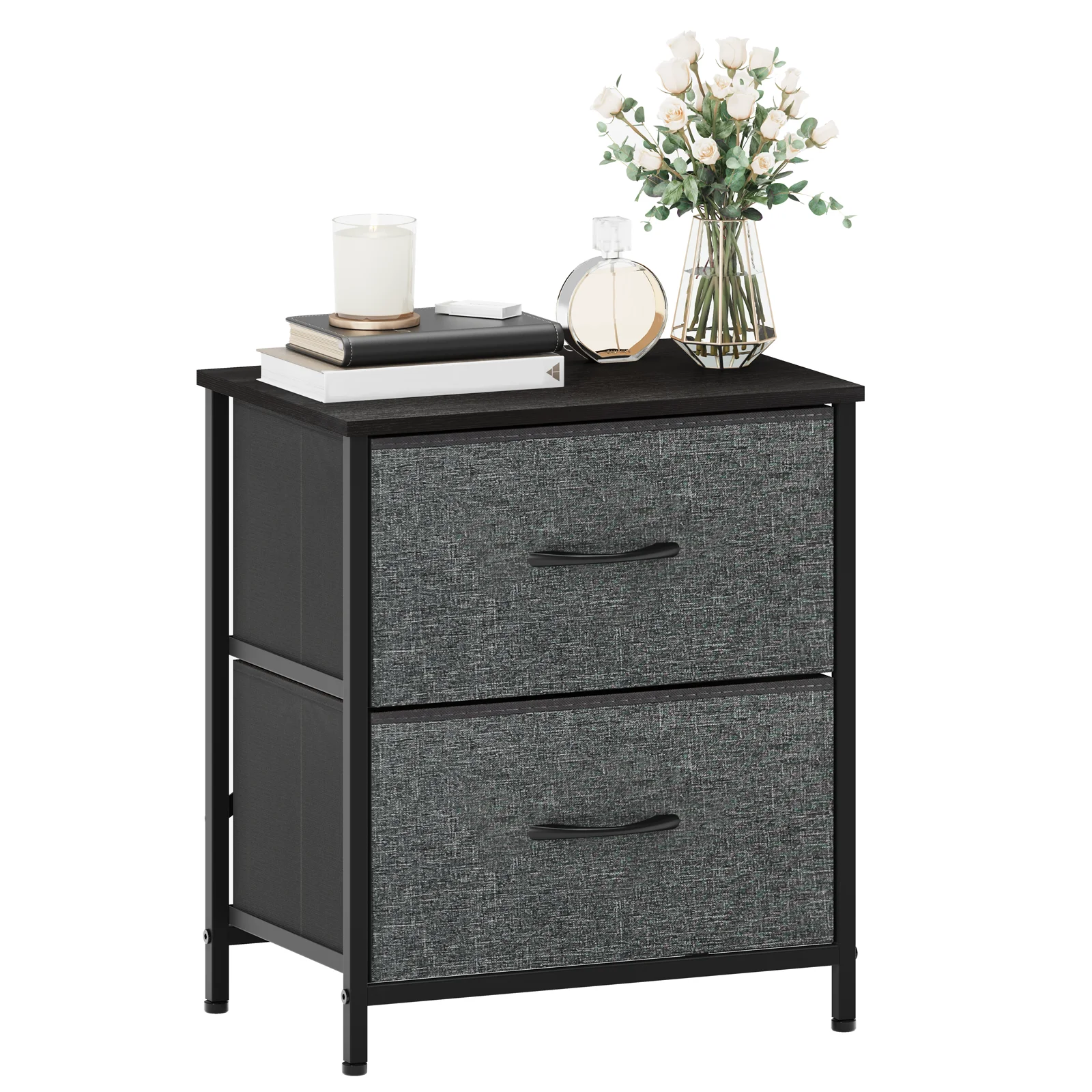 Factory Price Bedbeside Drawer Bedroom White Wood Modern Nightstands