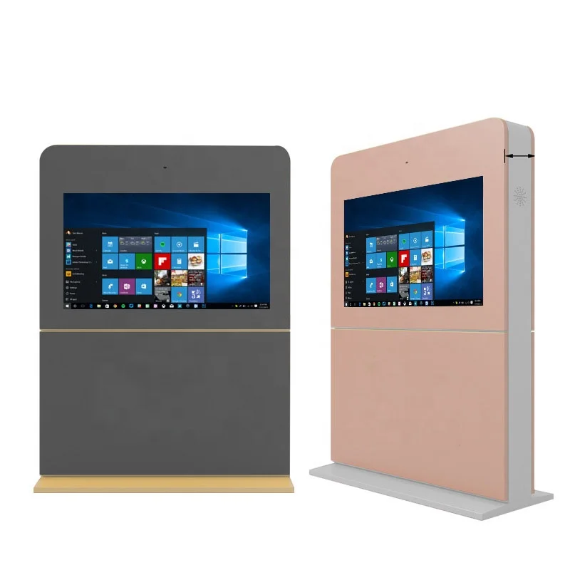 outdoor capacitive shenzhen advertising machine 43 49 55 inch lcd touch screen displays floor stand digital signage