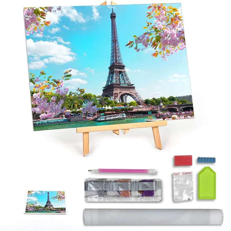 Handmade 5d Diamond Paitig Pinting Canvas Wall Art Home Decor Painting