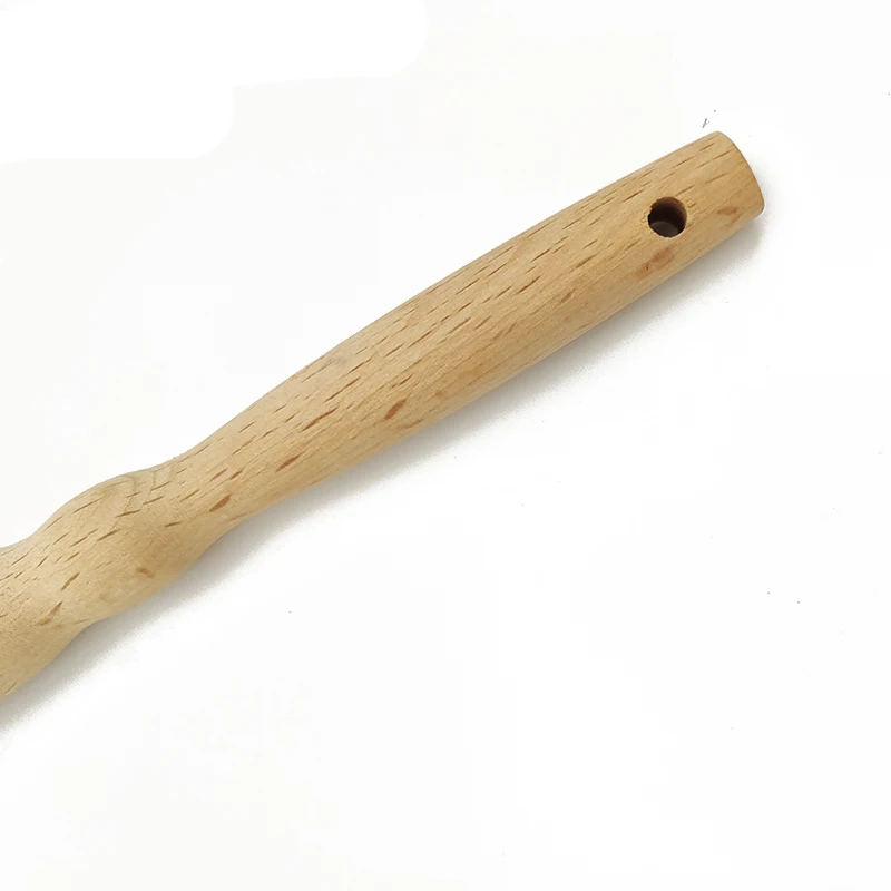 RIXING wall furniture white bristle PP filament round pointed tip chalk paint brushes