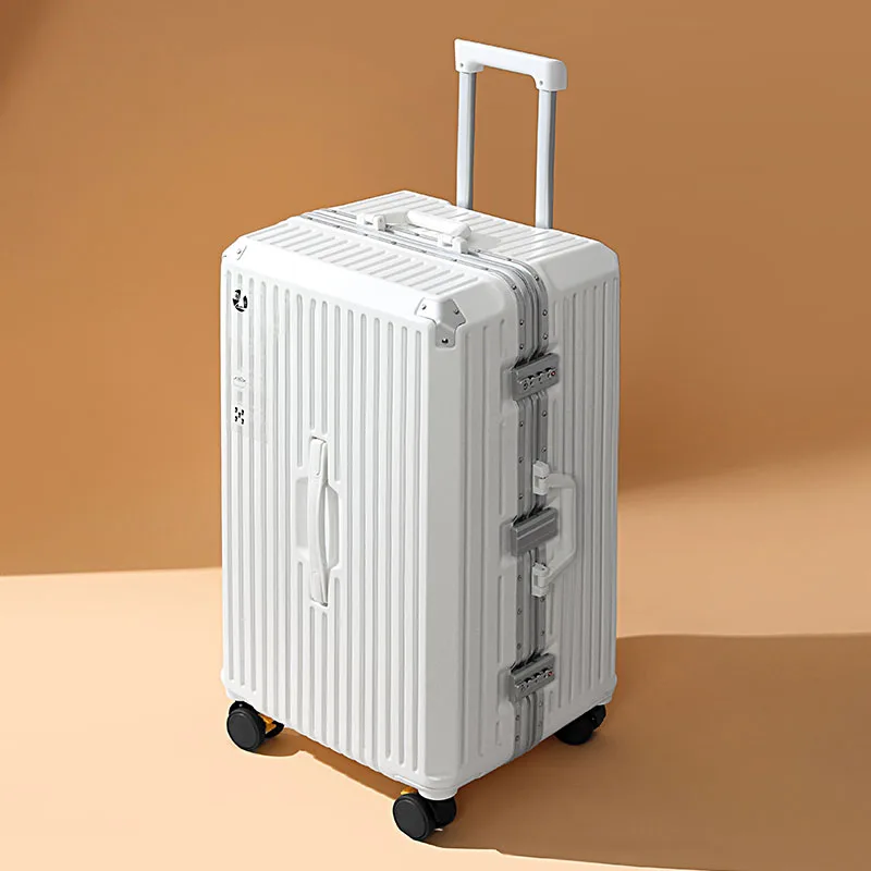 2024 New Design Travel Carry On Luggage suitcase Silent Spinner Wheels Scratch Resistant Texture Lightweight PC TSA Lock Large