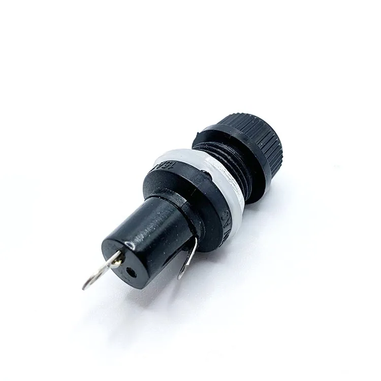  Пластиковые 12 мм монтажные отверстия машинное оборудование 2 Pin 5x20 держатель предохранителя