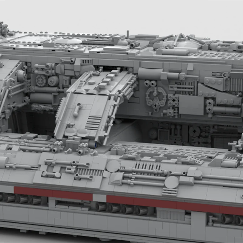 Bebricks MOC Space series M40001 Battlestar Galactica Super Scale Building bricks Interstellar warship toy bricks
