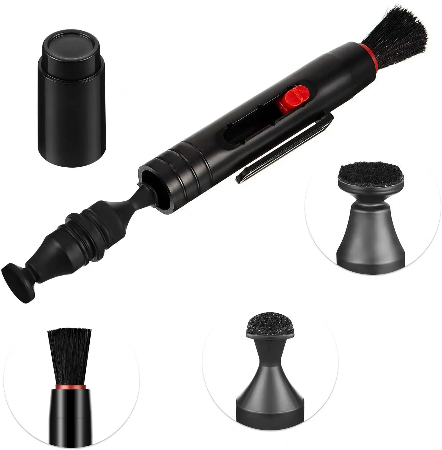 Multifunction Lens Cleaning Pen Brush, Lens Brush Camera Screen Cleaning Pen for Camera, SLR, Telescope, Magnifying Glass, Phone