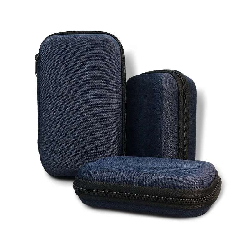 Custom Logo Multifunction Waterproof Storage Power Bank Bag Hard Shell EVA Zipper Travel Protective Case