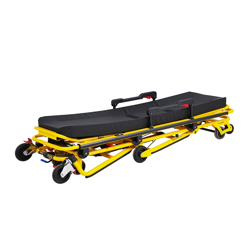 SKH039(H) SAIKANG Professional Aluminum Multifunction Adjustable Hospital Patient Ambulance Stretcher