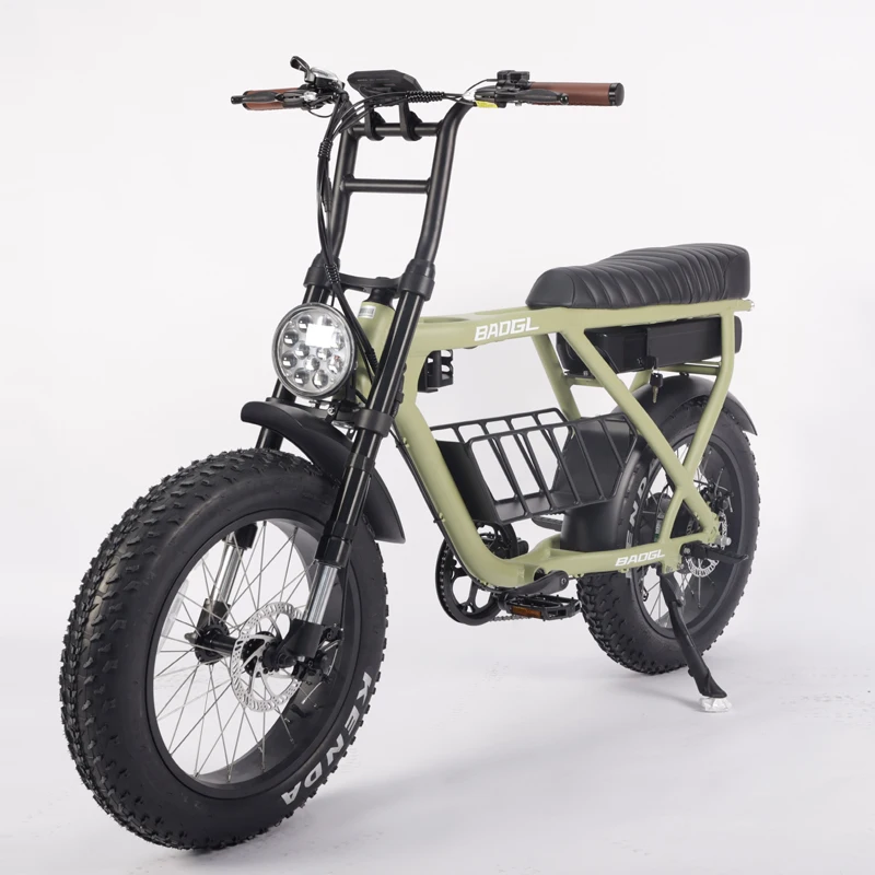 Super Power Vintage 52V 1000W 73 Model Electric Dual Motor Bike
