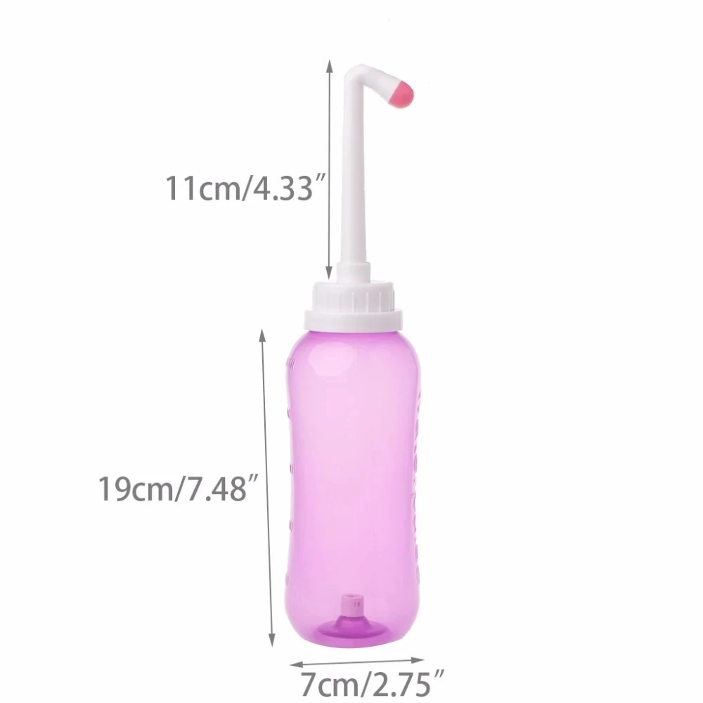New 500ml Portable Travel Hand Held Bidet Sprayer Personal Cleaner Hygiene Bottle Spray Washing