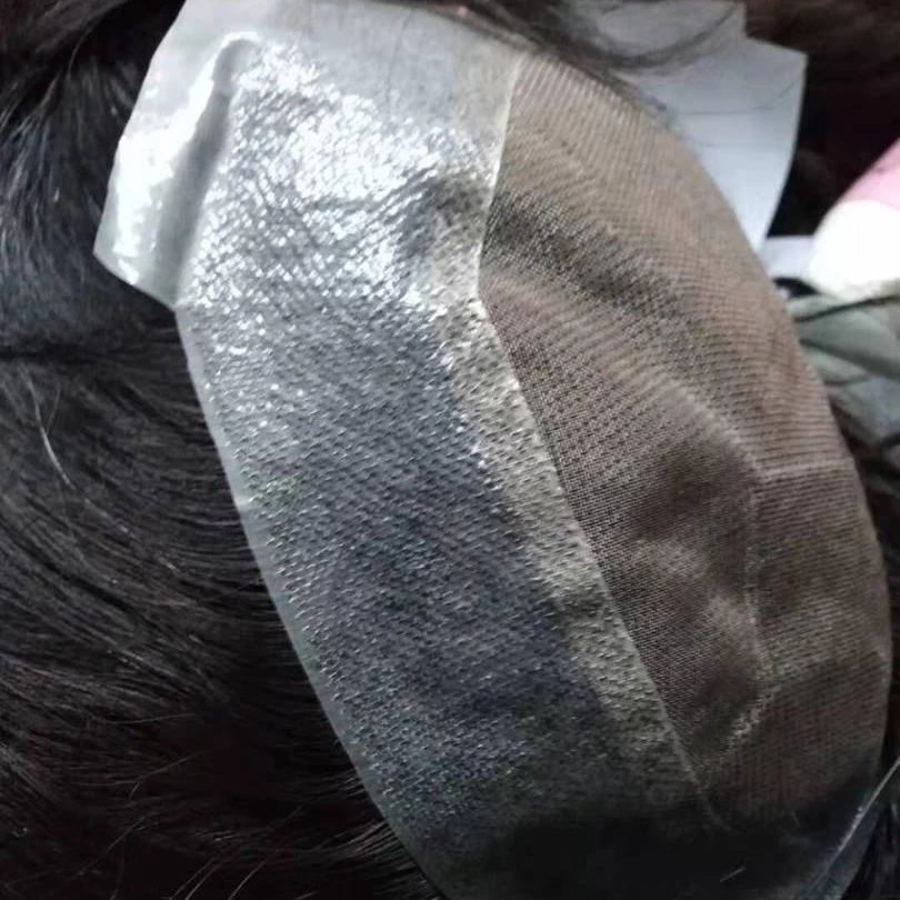 
Creamly Hair Top Quality Remy 100% Human Hair Toupee For Men,Npu Base Toupee Mono Wig,Full Lace Base Toupee Mono Wig 
