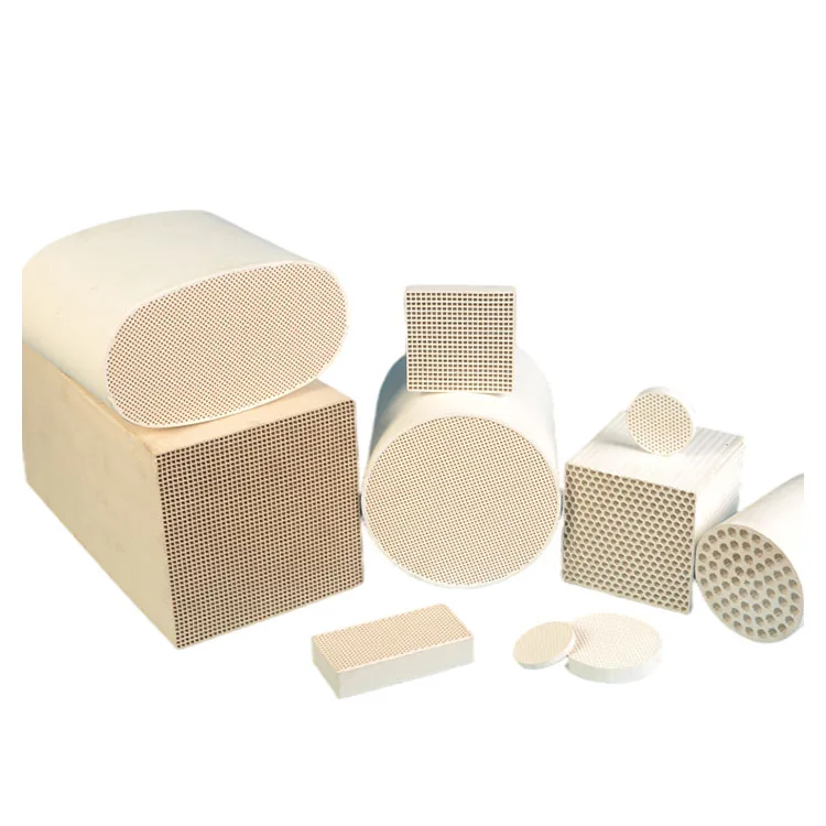Honeycomb Ceramic Catalyst Carrier Coated with Rare Earth Composite Oxide