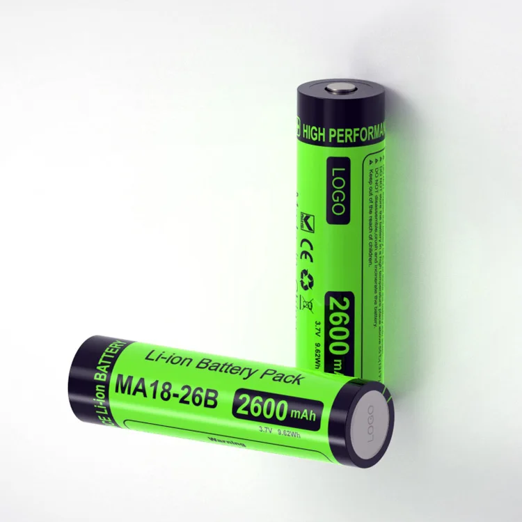 18650 Batter lithium battery 18650 rechargeable battery lithium 3.7v 2600mah 3500mah diving flashlight