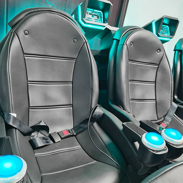 Factory Price Vr Cinema Dynamic Motion 6 Seats 9d Vr Simulator Equipment Indoor Entertainment 6 Players Virtual Reality Machine