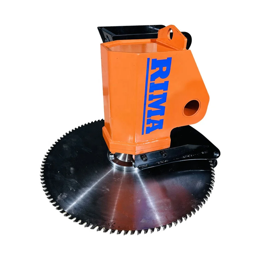 Horizontal/ vertical cutter head saw head with excavator adptor