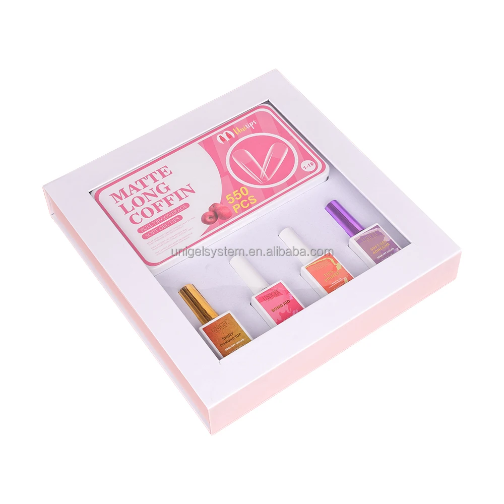 Hot Selling ACID-FREE Primer Acrylic UV Gel Base Coat Top coat Nail tips Customized package