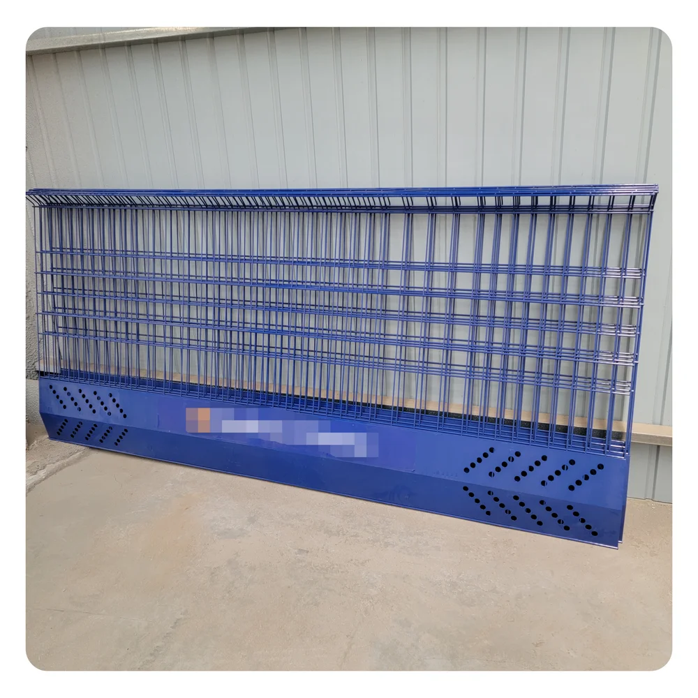 Popular Power Coated Edge protection fence galvanized wire mesh panels for construction site