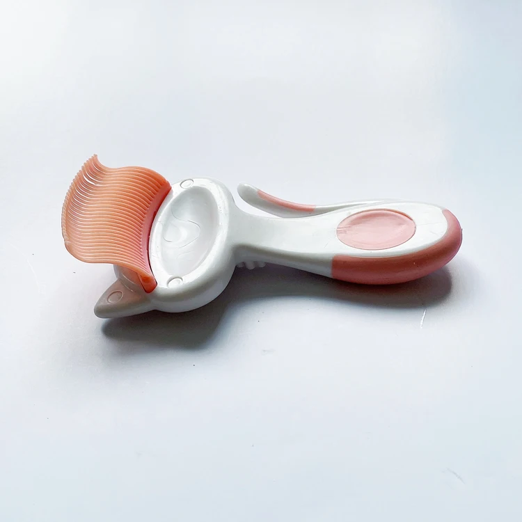 Pet Supplies Cartoon Cute Cat Cleaning Comb Small Plastic Massage Hair Brush for Kitty Grooming Tool