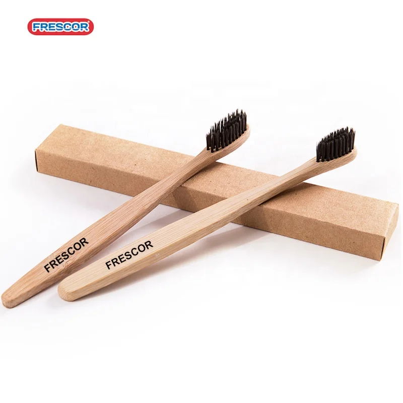 wholesale charcoal 4 pack bamboo toothbrush bamboo tooth brush